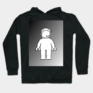 Banksy Style Astronaut Minifig, Customize My Minifig Hoodie